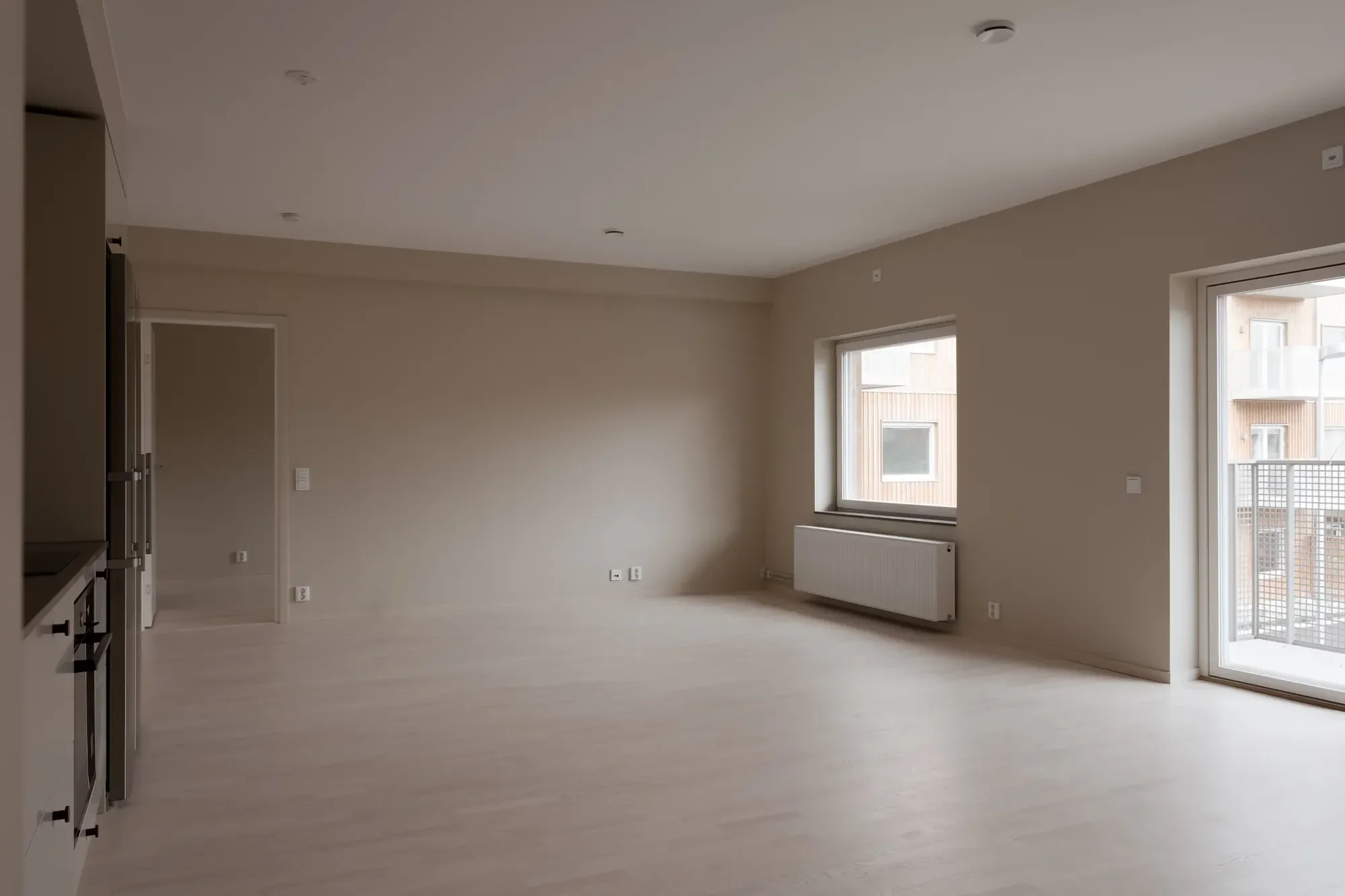 Before van een woonkamer virtual staging in Utrecht