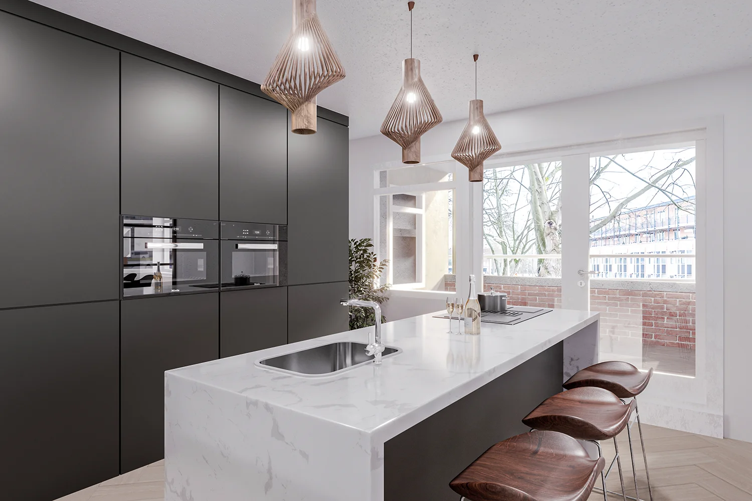 furnishing a house in 3D for an estate agent in Rotterdam
