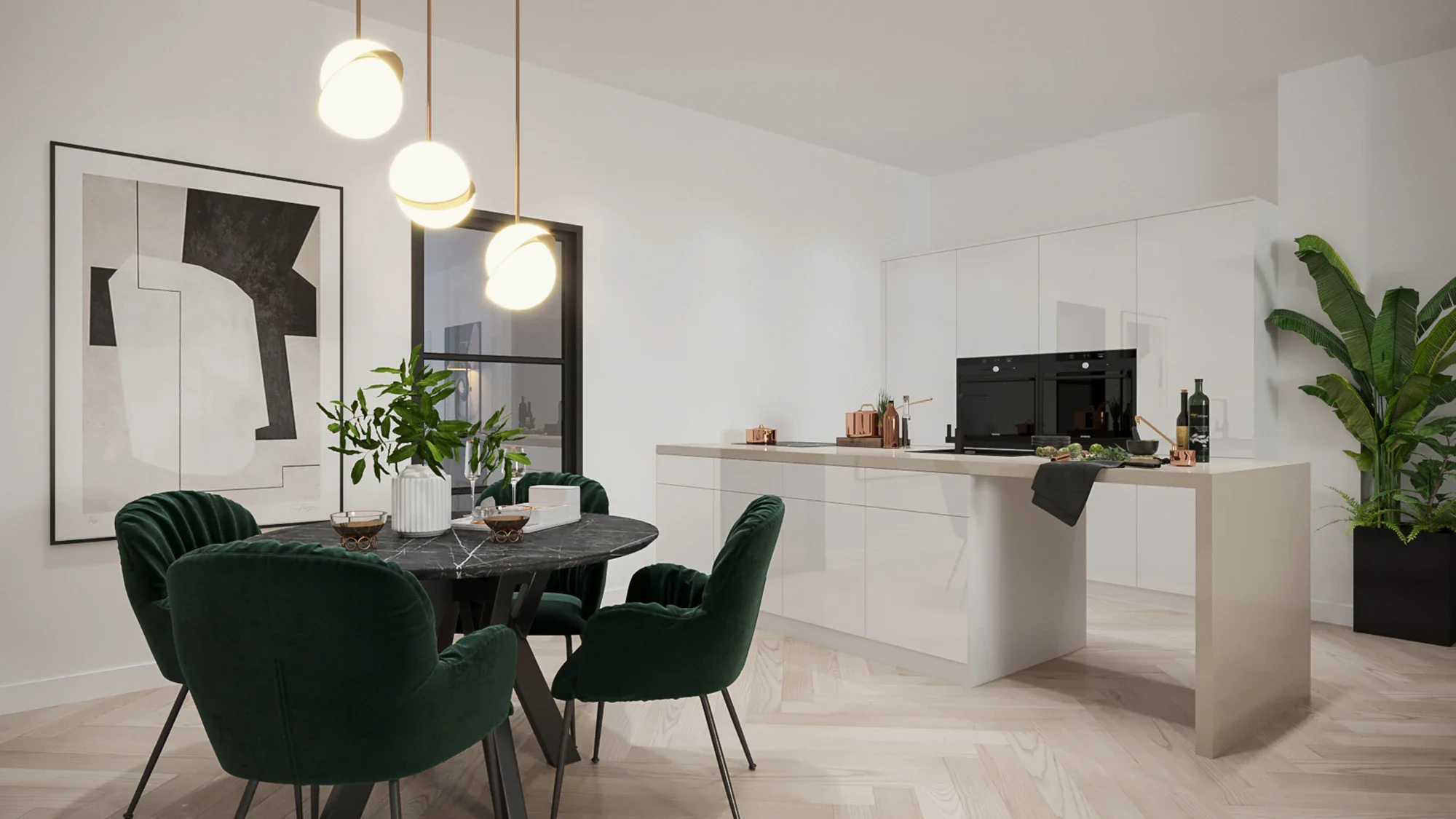 Innenvisualisierungen, die inspirieren, von Studio Renders