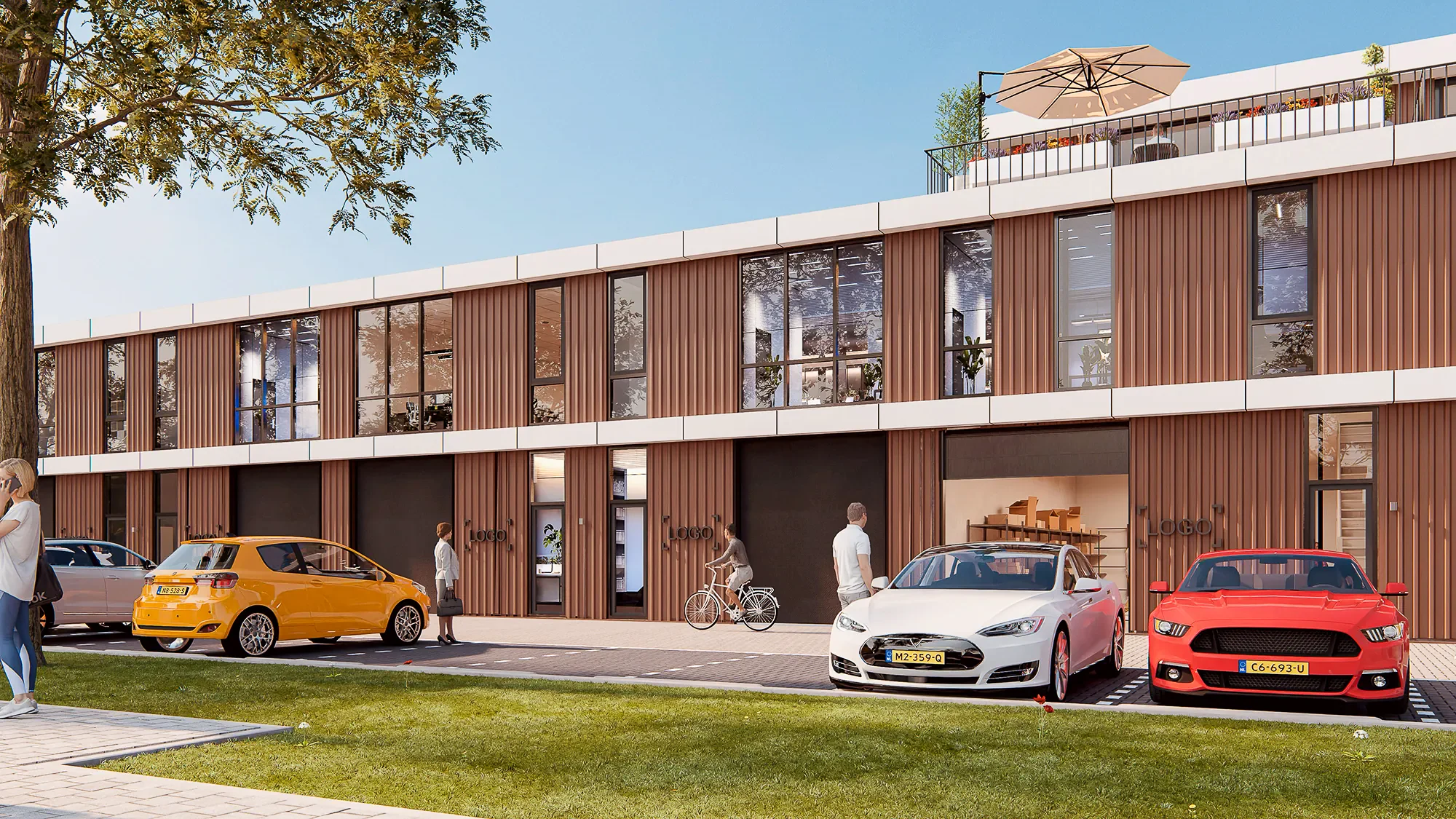 Architekturvisualisierung im Bild von Studio Renders